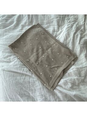 EUC Pottery Barn Cotton Sweater Kids Baby Blanket